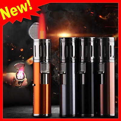 Vỏ Hột Quẹt Bật Lửa Khò 4 Tia Honest BCZ-522 Thiết Kế Nhỏ Gọn Tiện Lợi Lửa Khò Mạnh Mẽ - Dùng Gas Cao Cấp