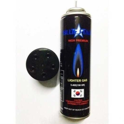 Bình Bơm Gas Cho Hộp Quẹt, Bật Lửa Blue Sky Hàn Quốc Kèm 5 Đầu Bơm