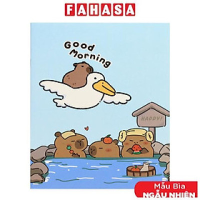 Tập Học Sinh Capybara - 4 Ô Ly - 200 Trang 80gsm - The Sun (Mẫu Bìa Giao Ngẫu Nhiên)