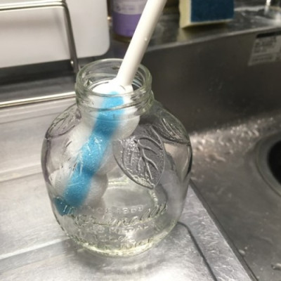 Cây cọ rửa cốc, chai lọ có đầu mút cao cấp rất mềm mại - nội địa Nhật Bản