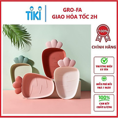 Khay đựng đồ ăn nhẹ hình củ quả chất liệu nhựa PP không BPA an toàn cho bé - Hàng chính hãng 