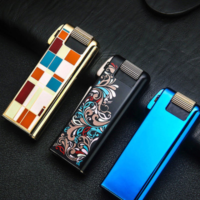Vỏ Hột Quẹt Bật Lửa Honest BCZ-4051 Lửa Ngang Tiện Lợi - Nhiều Màu, Nhiều Họa Tiết