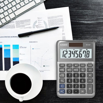 Máy Tính Văn Phòng Casio MS - 80F - Kèm Quà Chất 04