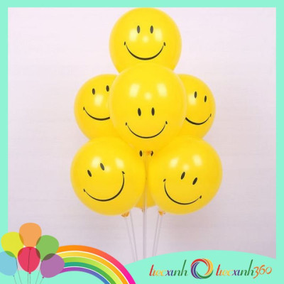 Bong bóng trang trí tiệc xinh hình mặt cười size 10