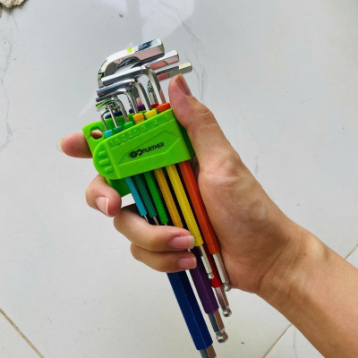 Bộ lục giác màu GOFUTHER chất liệu thép CRV cao cấp
