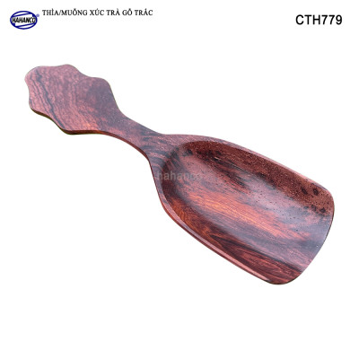 Muỗng xúc trà gỗ trắc/cẩm siêu sạch (HAHANCO) Dụng cụ hữu dụng khi thưởng trà - CTH779