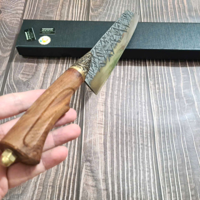 DAO BẾP - DAO THÁI HOA VĂN KHÂU ĐỒNG MÃ A8 DT157 NT topcomshop vn