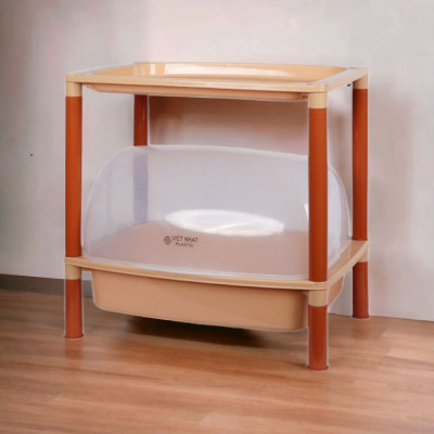 KỆ CHÉN BÁT ĐĨA  1 / 2 / ,3 TẦNG CÓ NẮP ĐẬY - KỆ LỒNG CÓ NẮP ĐẬY KÍN CHỐNG BỤI VÀ CÔN TRÙNG TIỆN LỢI