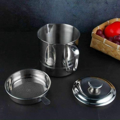 Ca Lọc Dầu Inox 304 Không Thấm Lọc DầU CựC Trong 