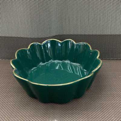 Bát trộn hoa quả, salad sứ xanh cổ vịt - anth601