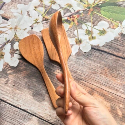 Muôi múc canh bằng gỗ tự nhiên (CTH722) Không tiết ra chất độc hại khi chịu nhiệt độ cao