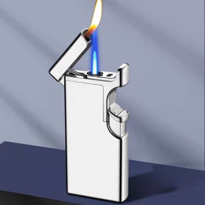 Vỏ hộp quẹt bật lửa có 2 phong cách lửa HB-231, ô chứa ga lộ thiên