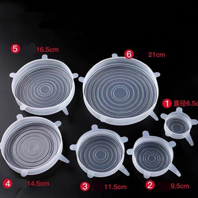 BỘ 6 NẮP SILICON ĐẬY THỰC PHẨM PAKASA - Hàng chính hãng