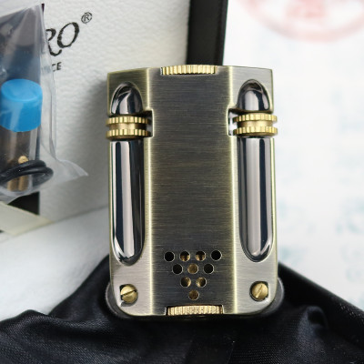 Vỏ Hột Quẹt Bật Lửa Hai Bánh Xe Zorro Z546 Cực Độc - Dùng Xăng Bấc Đá