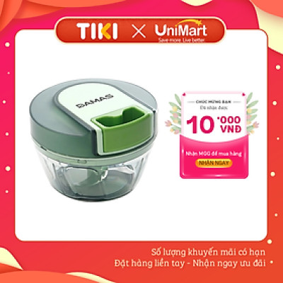 Dụng Cụ Xay Tỏi Ớt , Xay Thịt Mini Đa Năng Damas A397 - Dây Rút Chắc Chắn Dễ Dàng Sử Dụng - Thiết Kế Đế Cao Su Chống Trơn Trượt - 3 Dung Tích Phù Hợp Cho Từng Nhu Cầu Sử Dụng - Hàng Nhập Khẩu