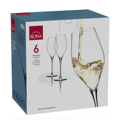 Bộ 2 ly pha lê uống vang Rona 320 ml Slovakia Czech Republic