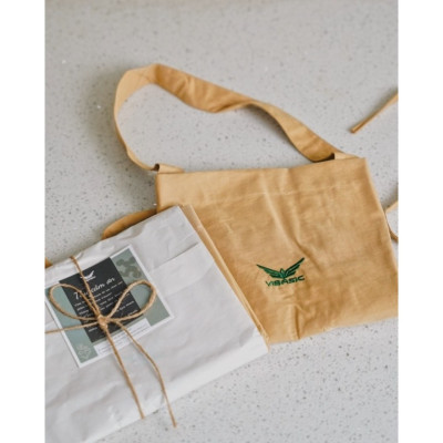 Tạp Dề Nấu Ăn Nhà Bếp Màu Trơn Đơn Giản