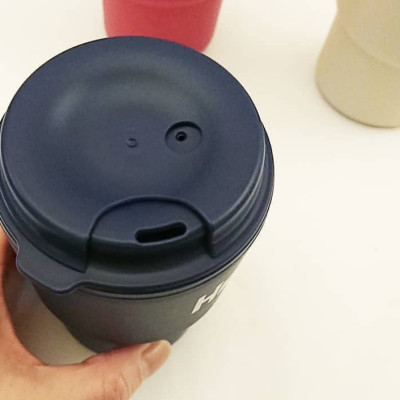 Combo 02 cốc giữ nhiệt có nắp xoay HERE 320ml cao cấp tiện dụng - Hàng nội địa Nhật Bản.