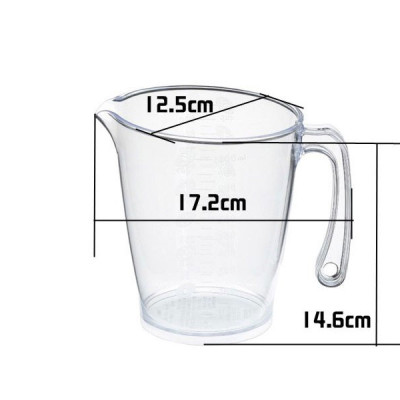 Bộ 02 ca đong đa năng có vạch chia 1000ml - Nội địa Nhật Bản