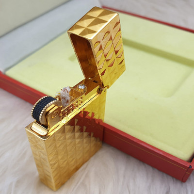 Vỏ Hột Quẹt Bật Lửa Upon Xăng Đá DX17V Họa Tiết Ô Vuông Đẹp Độc Lạ - Dùng Xăng Đá Cao Cấp