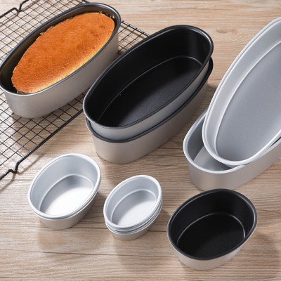 Khuôn nướng bánh kiểu dáng Oval nhôm đúc