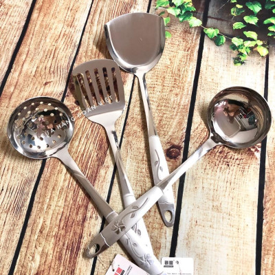 [MỚI] Bộ Vá Sạn Inox Cán Bông Sắc Sảo. Chuyên phục vụ Sp Gia dụng, Khuôn làm bánh, Dụng cụ học Sinh, Nhà hàng, Quán ăn,