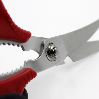 Combo cây kéo cắt gà cao cấp Nikken Mate + 2 búi cọ xoong nồi 30g - made in Japan