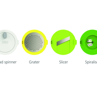 Bộ dụng cụ làm salad 4 món cao cấp Joseph Joseph 002850 - Multi-Prep 4-piece Salad Preparation Set