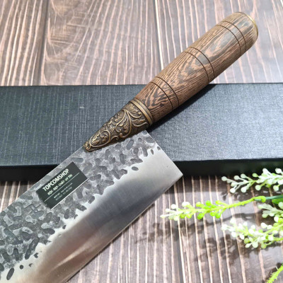 DAO BẾP - DAO THÁI HOA VĂN CAO CẤP MÃ A4 DT151 NT topcomshop vn