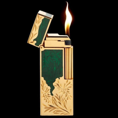 Vỏ Hột Quẹt Bật Lửa Gas Đá 16B02 Họa Tiết Sơn Mài Hoa Văn Hoàng Gia Dùng Gas Đá Cao Cấp - Nhiều Màu