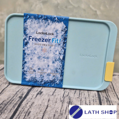 Hộp Bảo Quản Thực Phẩm, Trữ Đông LocknLock HFL104D18 Kèm Khay Đá 18 Viên Sản Xuất Hàn Quốc -1.65L