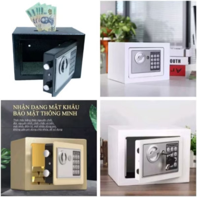 1 KÉT SẮT ĐIỆN TỬ MINI CÓ KHE BẢO MẬT CAO CHỐNG TRỘM AN TOÀN CHO MỌI NHÀ