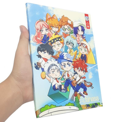 Combo 5 Tập Học Viện Alpha 4 Ô Ly 100 Trang ĐL 120g/m2 - FAHASA (Mẫu Màu Giao Ngẫu Nhiên)