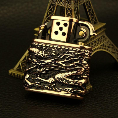 Vỏ Hột Quẹt Bật Lửa Xăng Bấc Đá Zorro Z506-628 Thiết Kế Sang Trọng Cao Cấp