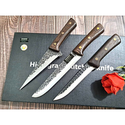 BỘ 3 DAO BẾP THÁI, LỌC MÃ QG1 TR8