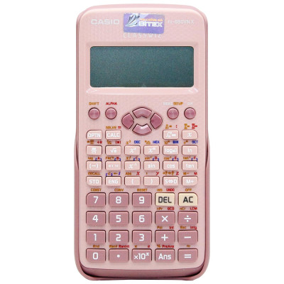 Máy Tính Casio FX580VN X-PK - Màu Hồng - Tặng Kèm 3 Bút Gel G01 0.5 mm (2 Mực Tím + 1 Mực Xanh)