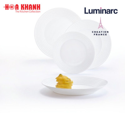 Đĩa Thủy Tinh Luminarc Diwali Harena 19cm cường lực, chịu nhiệt - 1 đĩa - N5414