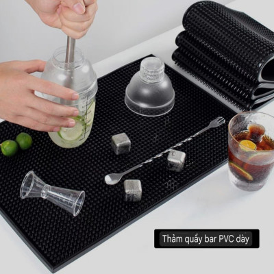 Thảm Lót Cao Su Quầy Bar 45x30 cm (Rubber Bar Mat)