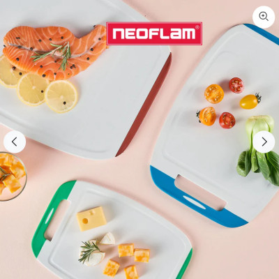 [Hàng chính hãng] Thớt sạch Neoflam Biju. Nhiều Size S, M, L. Thớt  nhựa PP an toàn, trộn lẫn Microban kháng khuẩn, nấm mốc.