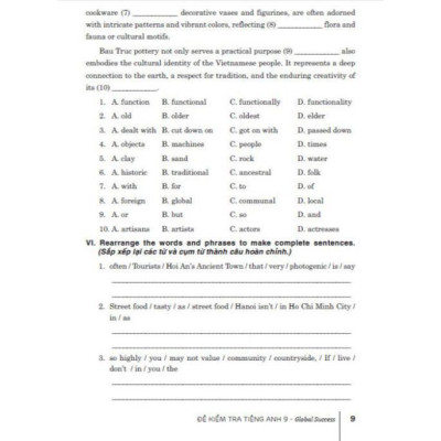 Đề kiểm tra tiếng anh 9 (dùng kèm sgk kết nối) (HA-MK)