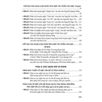 Combo Hướng dẫn viết, nói & nghe các dạng văn lớp 9 tập 1 + 2 (dùng chung các bộ sgk hiện hành) (HA-MK)