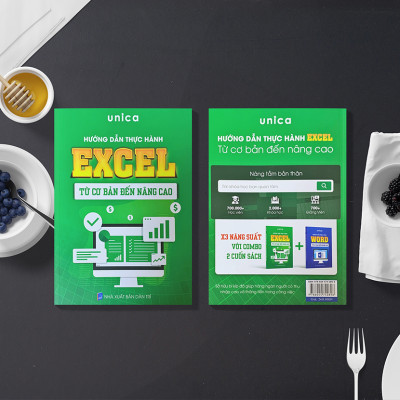 Combo 2 Sách Excel - PowerPoint Unica Giúp Thành Thạo Tin Học Văn Phòng Từ Cơ Bản Đến Nâng Cao Kèm Video Bài Giảng