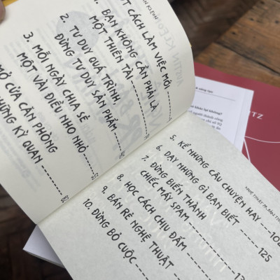 NGHỆ THUẬT PR BẢN THÂN – 10 cách giúp bạn chia sẻ ý tưởng sáng tạo và được mọi người chú ý - Austin Kleon  - Cẩm chi dịch - Alphabooks -Nhà Xuất Bản Công Thương