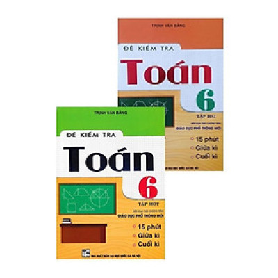 Sách - Đề Kiểm Tra Toán Lớp 6 - Combo 2 Tập - Biên Soạn Theo Chương Trình GDPT Mới - Hồng Ân