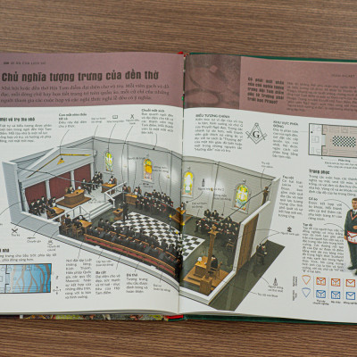 Combo 2 Cuốn Sách Bách Khoa Toàn Thư - Kỳ Quan Thế Giới, Bí Ẩn Của Lịch Sử- Tổng Hợp Kiến Thức Về Lịch Sử, Địa Lý, Du Lịch Khám Phá Thế Giới - Á Châu Books Bìa Cứng, In Màu