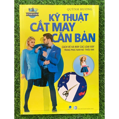 Combo 5 cuốn: Cắt May Căn Bản - Kỹ Thuật Cắt May CB - Cắt May Thời Trang - Thiết Kế Thực Hành- Hướng dẫn CM-VT