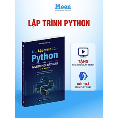 Sách ID Dạy Học lập trình Python cơ bản cho người mới bắt đầu Moonbook