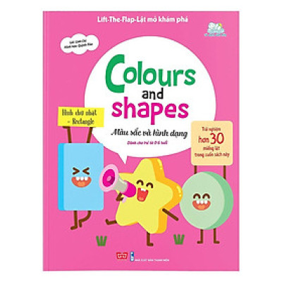 Sách Tương Tác - Lift The Flap - Lật Mở Khám Phá - Colours And Shapes - Màu Sắc Và Hình Dạng - Đinh Tị Books
