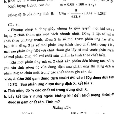 Một Số Vấn Đề Phát Triển Hóa Học Thcs 8-9