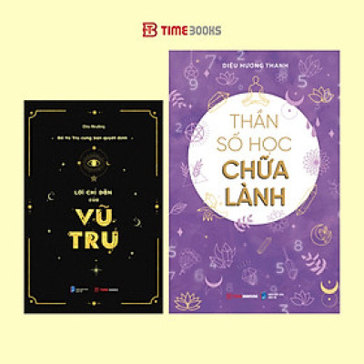 Combo sách Lời Chỉ Dẫn Của Vũ Trụ - Để Vũ Trụ Cùng Bạn Quyết Định + Thần Số Học Chữa Lành